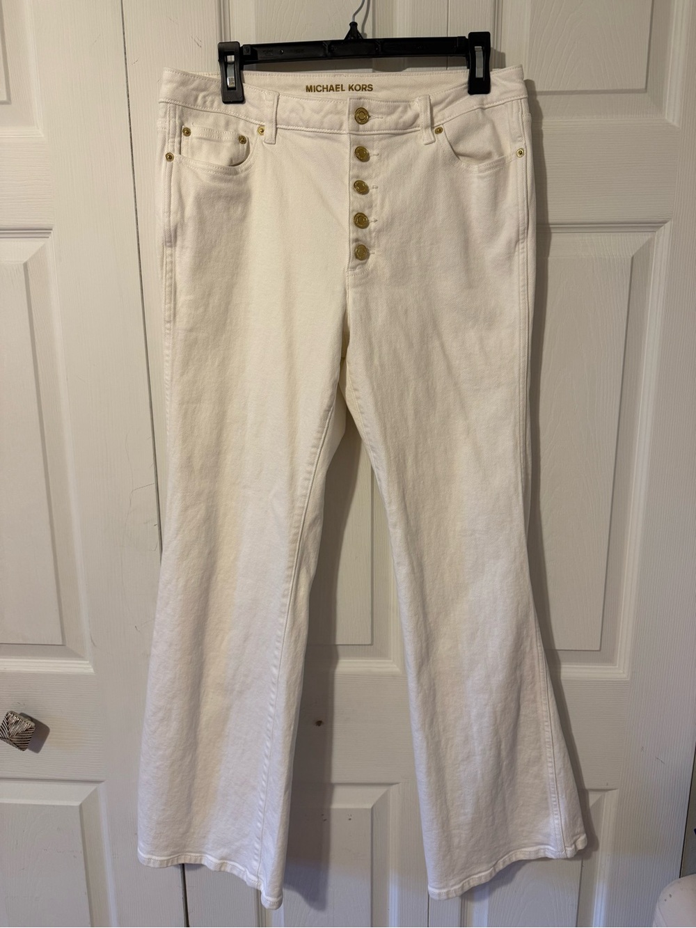 Michael Kors 99% cotton white denim jeans